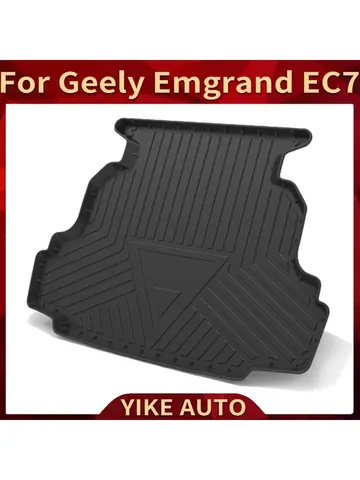 Geely Emgrand EC7 세단 2009 2018 자동차 화물 라이너, 전천후 TPE 미끄럼 방지 트렁크 매트, 방수 트레이 트렁크 카펫