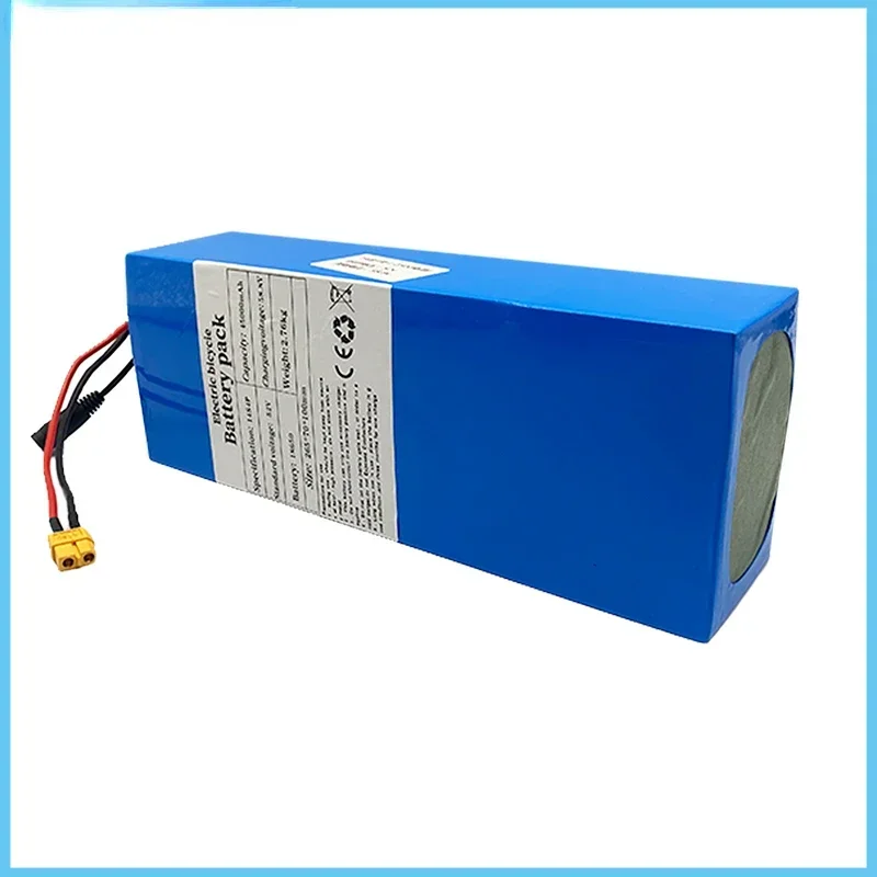 Free Shipping High Capacity 52V 14S4P 45000mAh 18650 1000W Lithium Battery for Balance Car, Electric Bicycle, Scooter, Tricycle