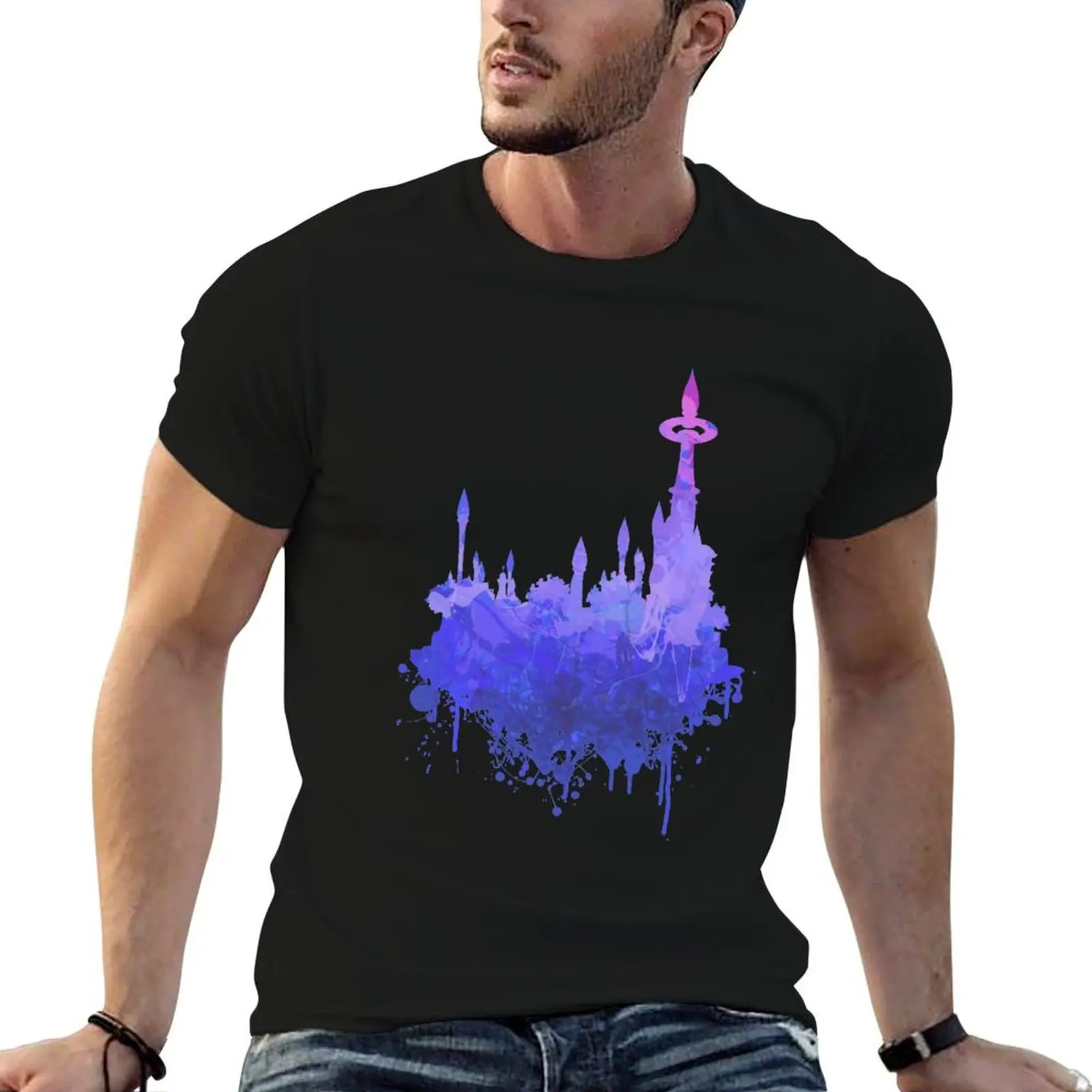 Camiseta Camiseta de algodón City para hombre Dalaran, camisas t g 100% camisas t gráfico Mages hombres para