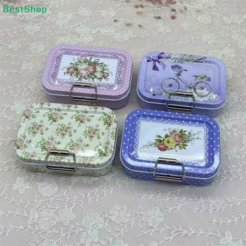 Vintage Metal Storage Canister With Lid – Durable Cookie & Candy Box, Aesthetic Organizer, Ideal Gift For All Occasions
