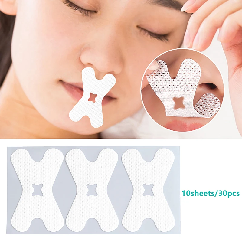 30Pcs Mouth Tape Sleep Strips For Anti-snoring Mouth Breathing Tape To Improve Sleep Mouth Stickers For Snoring Lip Patches