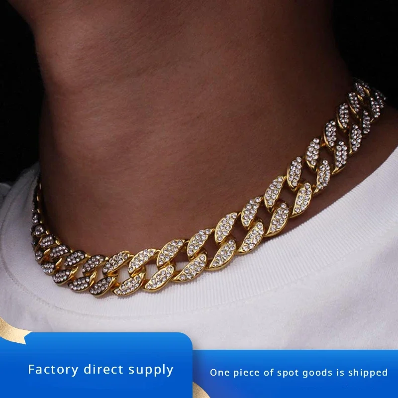 

Men's and Women's Hip-hop Alloy Cuban Link Chain