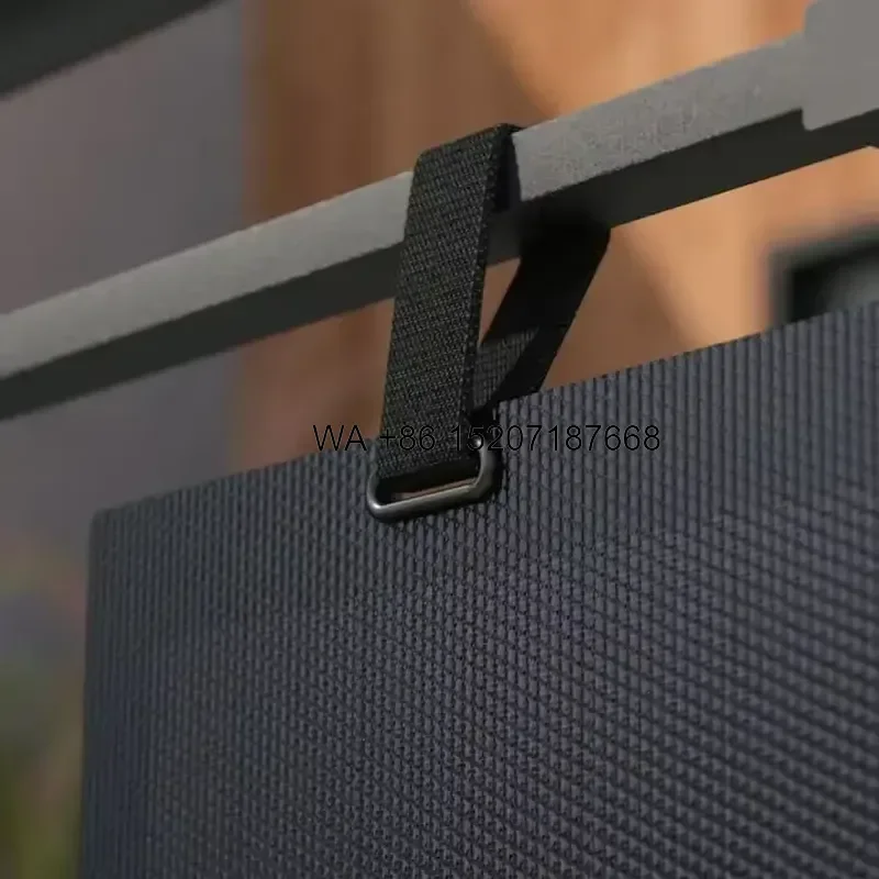 Wmwmnu 200W Rollable Solar Panel High Quality Flexible All Black Bendable Photovoltaic Module for Balcony Rooftop and Marine