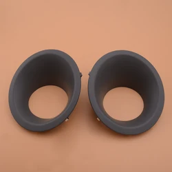 2pcs Left & Right Front LR015461 LR015462 Bumper Foglight Fog Lamp Bezel Cover Fit For Land Rover LR4 2010 2011 2012 2013 2014