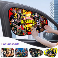 My Hero Academia Anime Car Sun Shades Cover Anti-UV Protection Car Window Sunshades Foldable Windshield Sunshade Accessories