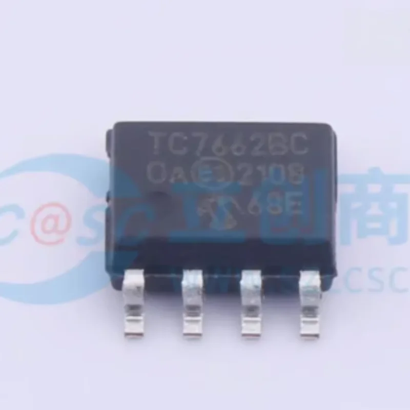 10PCS Original TC7662BCOA Inverting Voltage Converter 96% High Efficiency 10kHz~35kHz SOP-8 RoHS