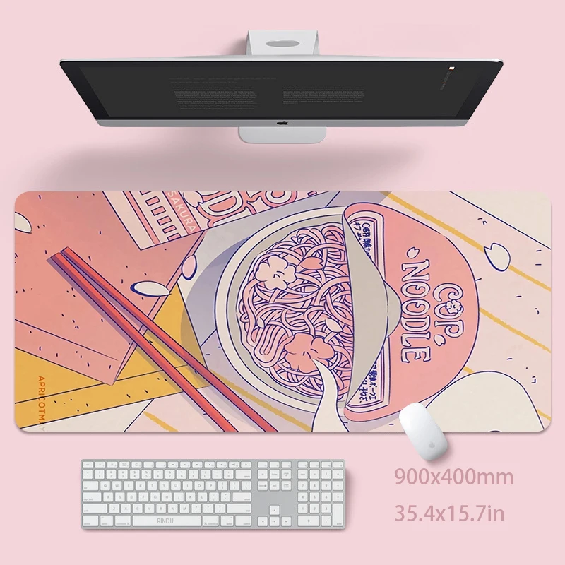 

Kawaii Mousepad Cute Pink Mouse Pads Large Mouse Mat Natural Rubber Keyboard Mat PC Mat Desk Pad Mouse Mat Mouse Pad Mouse Mats