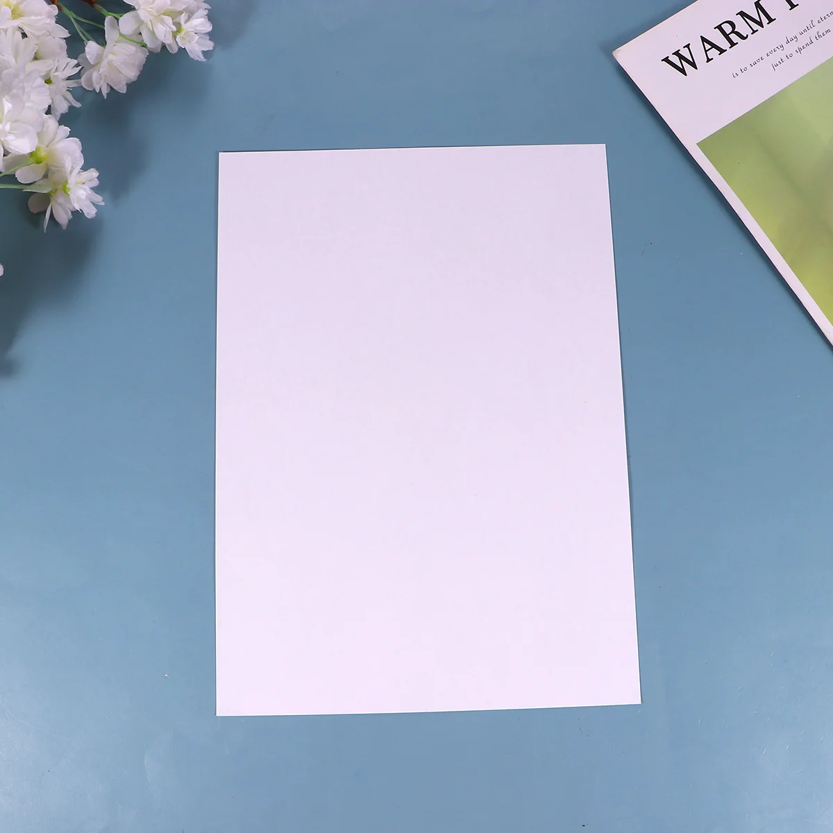 100 Sheets A4 Anti-Stick Release Double-Sided Blank Isolation Paper for Office Hand Notes Tape Use