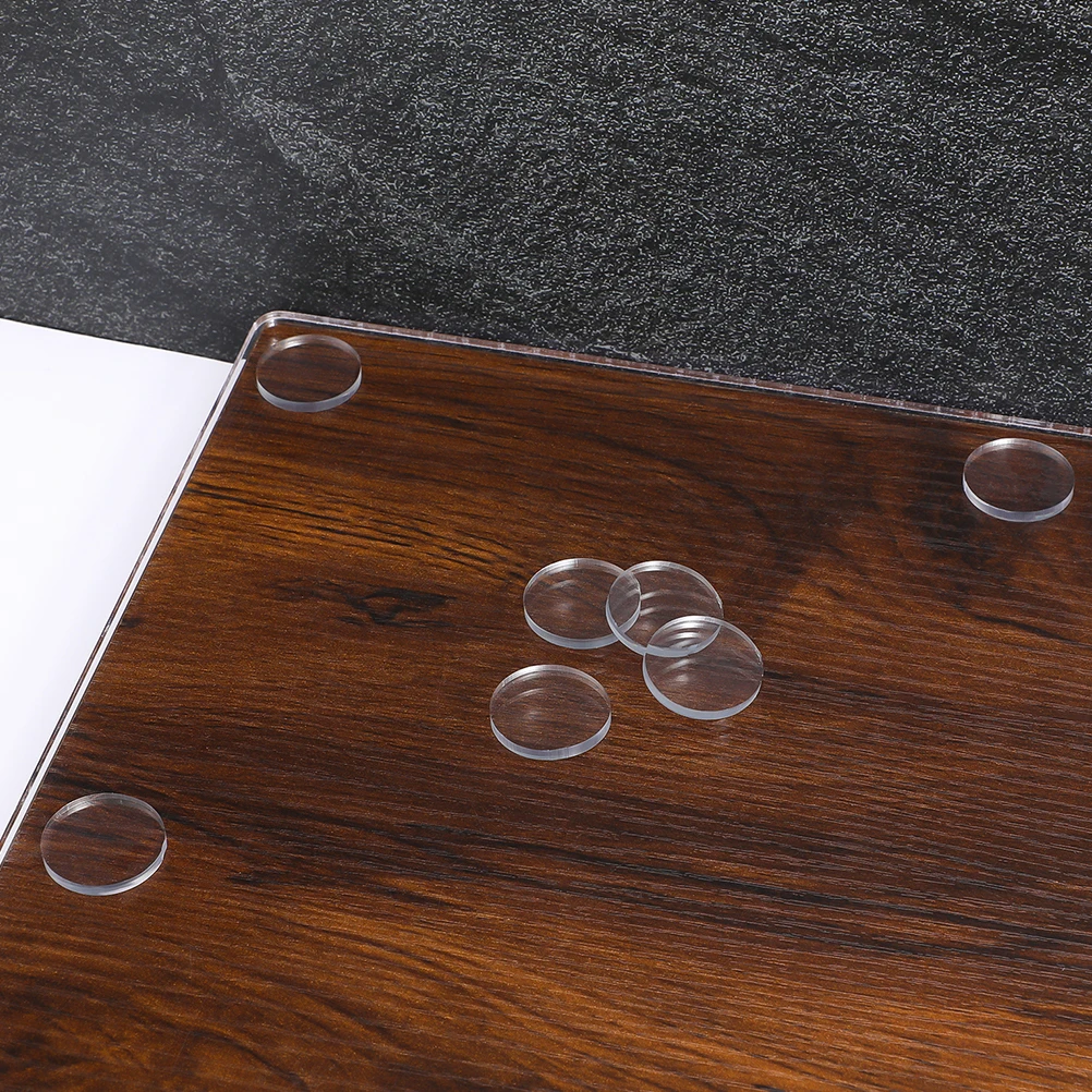 

40pcs Suction Gaskets 20mmx3mm 25mmx3mm Transparent Anti Slip Furniture Pads Glass Table Top Bumpers Desk Protector