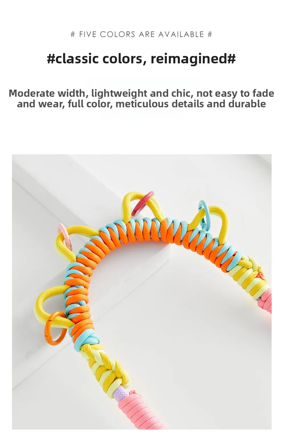 Multi Functional Backpack Extension Strap For Hiking Bag Modification Accessories, Decorative Hanging Rope, Buckle, Woven Rope