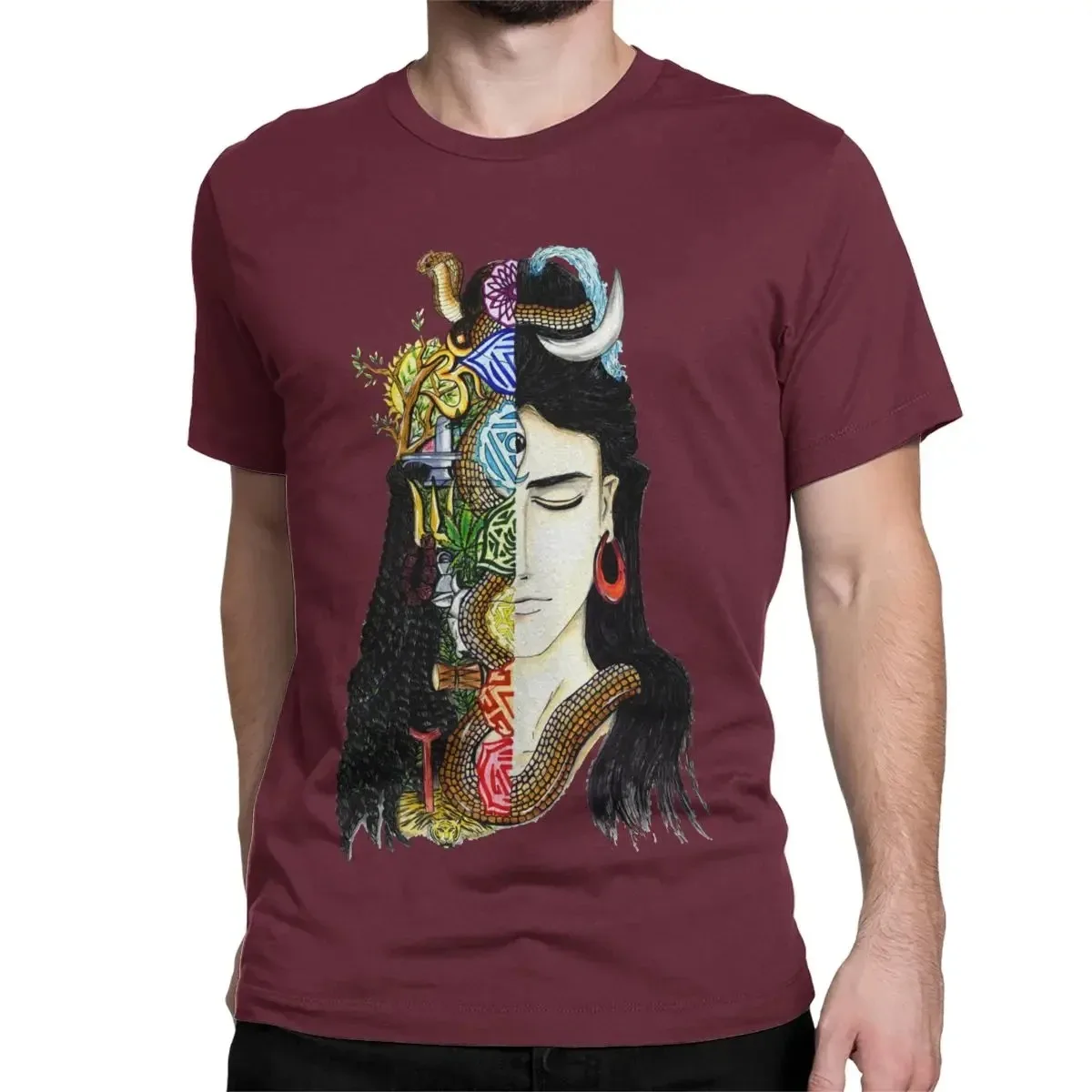 

Men Women Lord Shiva T Shirt Hindu Ganesha God India Lingam Cotton Clothes Short Sleeve O Neck Tee Shirt Birthday Gift T-Shirt