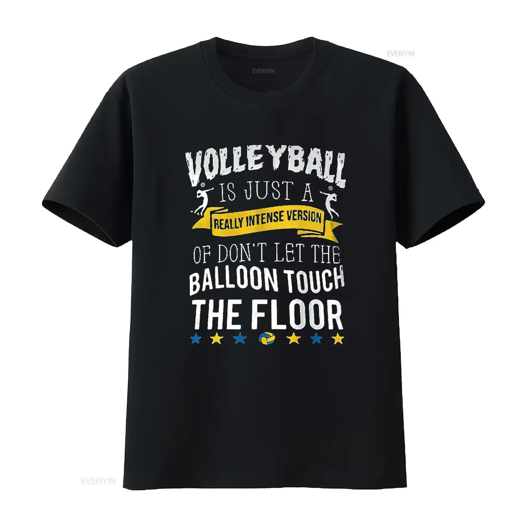 Mens Volleyball Team Sports Beach Player T Shirt Black X Large vintage Washed Top For Everyday Wear Stretched streetwear Unisex