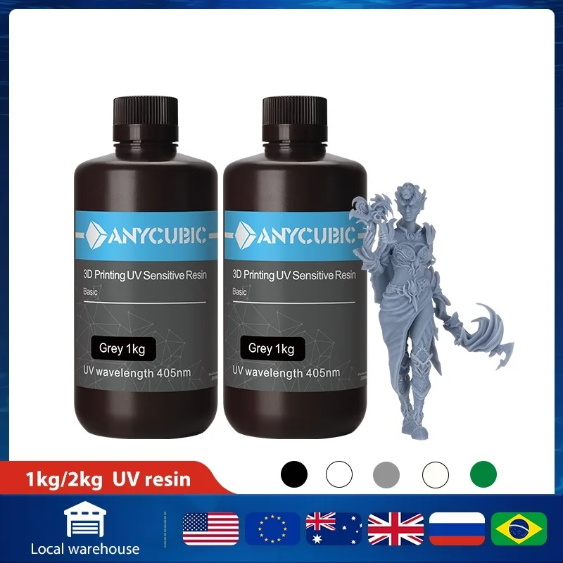 2025 405nm UV Resin For LCD High Precision Quick Curing Liquid Bottle 3D Printer Printing Material