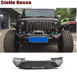 Aluminum Aggressive Front Bumper For Jeep Wrangler Jk 07-17 Modify Part