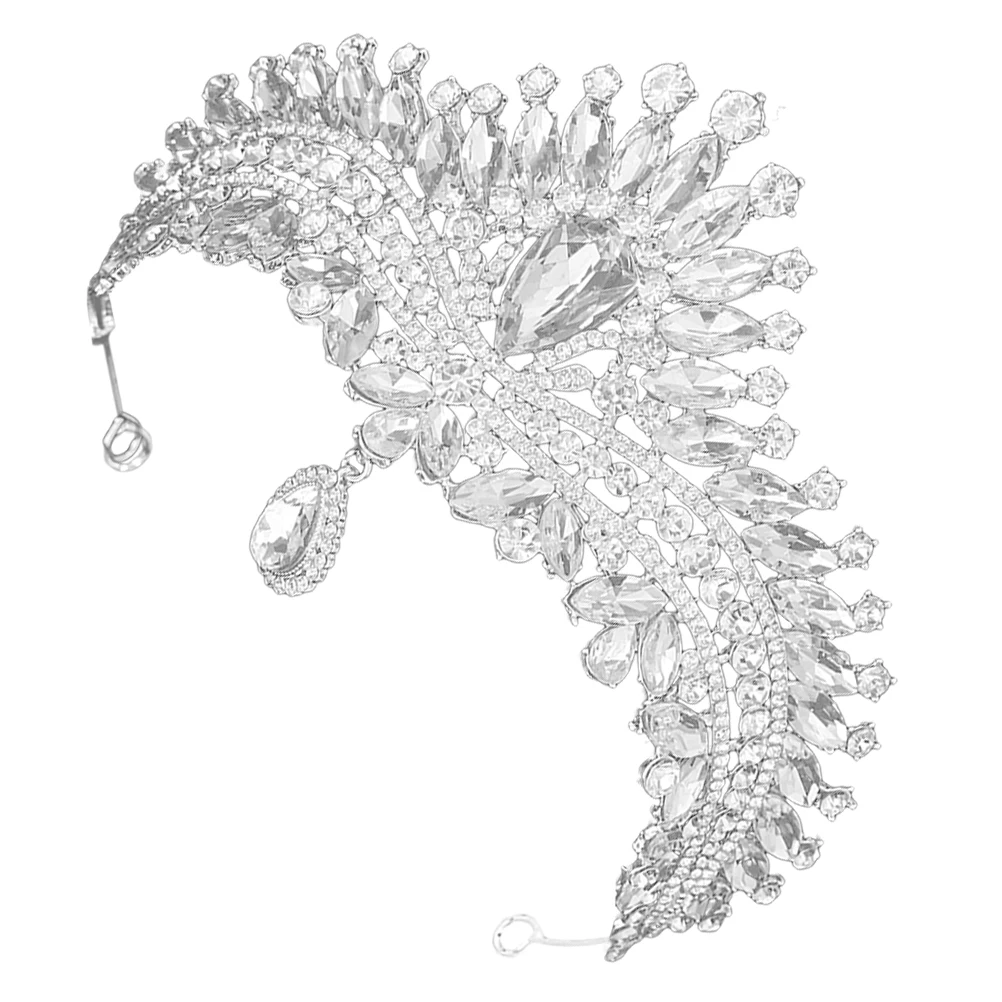 

Crystal Crown Tiara Rhinestone Headpiece for Brides Wedding Party Bridal Hair Accessories Birthday Crowns Tiaras Women