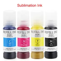 70ML Sublimation Ink For Epson 003 L3156 L3200 L3210 L3211 L3215 L3216 L3250 L3251 L3252 L3256 L3260 L5190 L5196 L5290  Printer