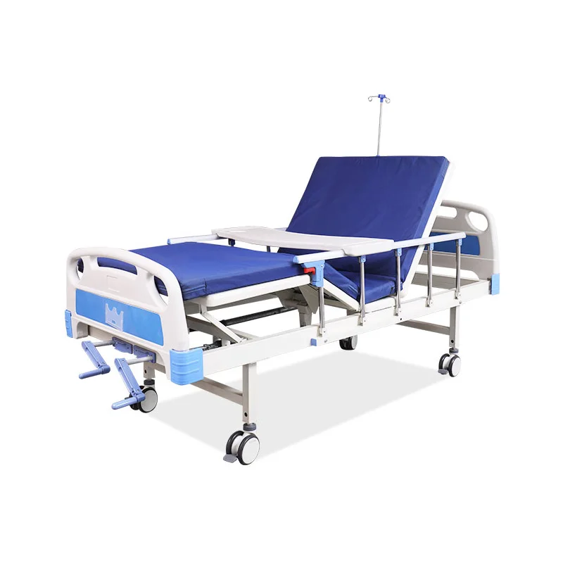 Annual New Products manual double crank hospital bed for clinical china medical bed