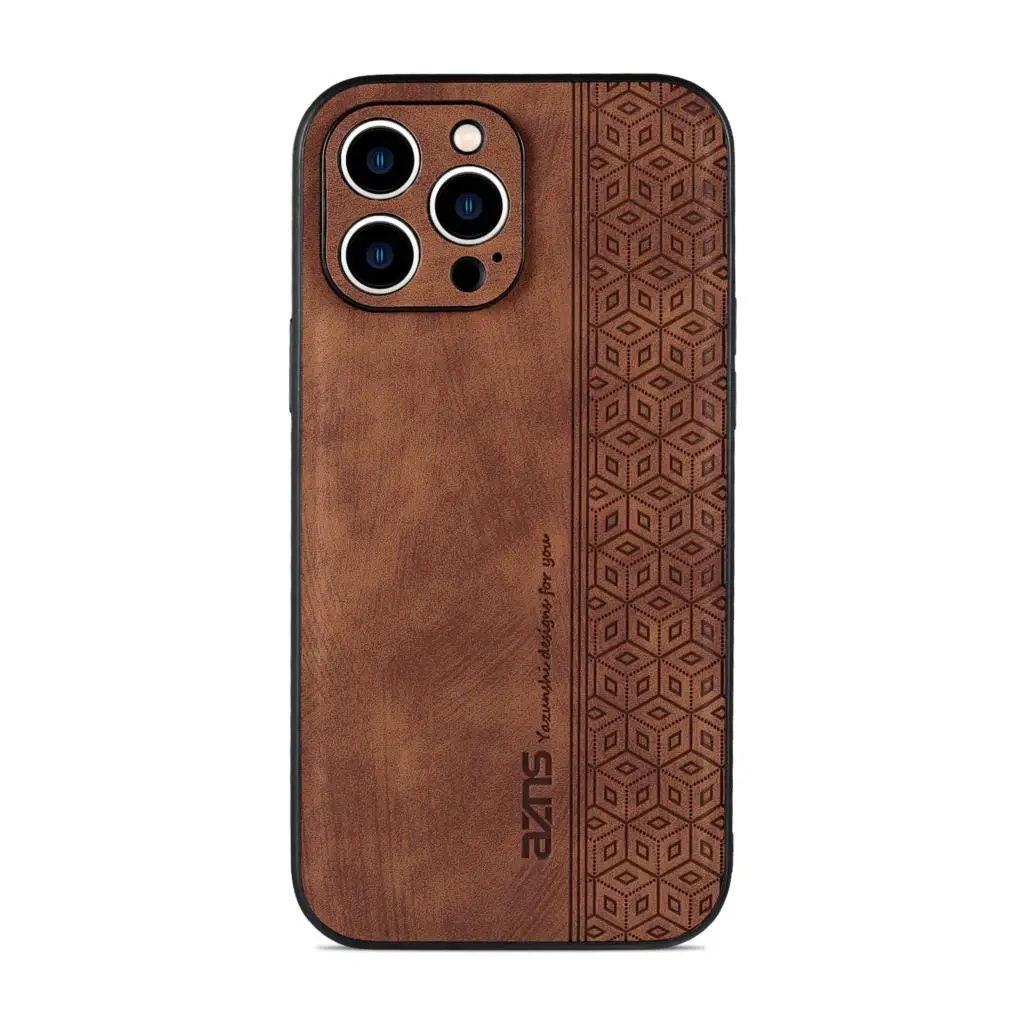 

Чехол для iPhone 13 14 12 11 Pro Max, роскошный, с эффектом кожи, ударопрочный, матовый, кожаный, мягкая задняя крышка, чехол для iPhone 13 12 11 Pro