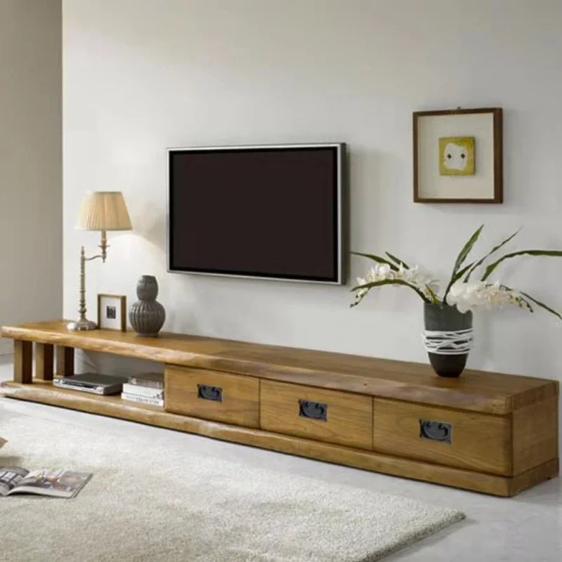 

Floor Wood Tv Stand Drawer Luxury Modern Innovative Display Tv Stands Multifunctional Storage Moveis Para Casa Household Goods