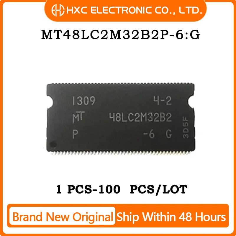 

1PCS/10PCS/50PCS/100PCS MT48LC2M32B2P-6:G MT48LC2M32B2P Brand New Original IC CHIP