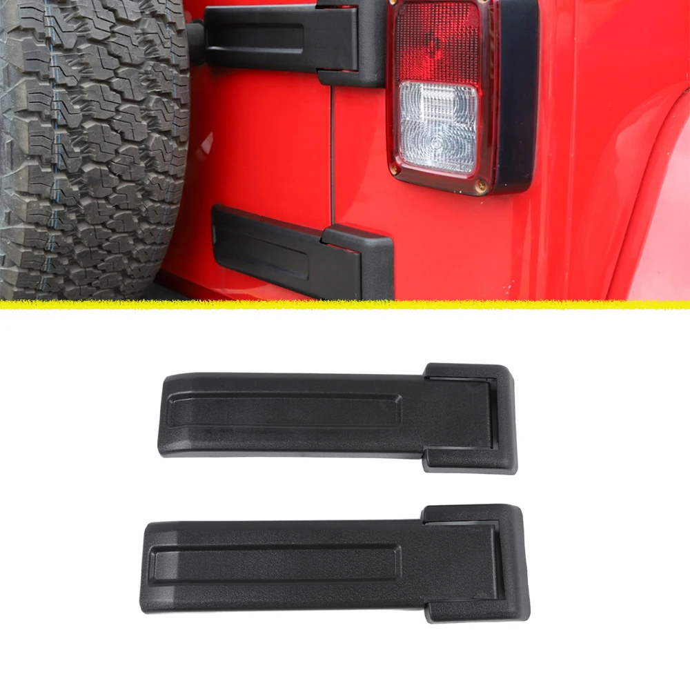Achterklep Reservewiel Houder Scharnier Versieren Cover Trim Auto Exterieur Accessoire voor Jeep Wrangler JK 2007-2017 Rubicon Sahara Sport