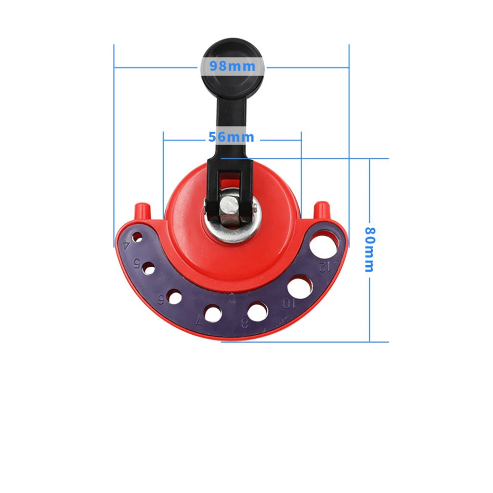 1pc Adjustable Glass Diamond Drill Bit Tile 4-12mm Openings Locator Glass Hole Core Bit Guide With Vacuum Base Sucker Tile Tools