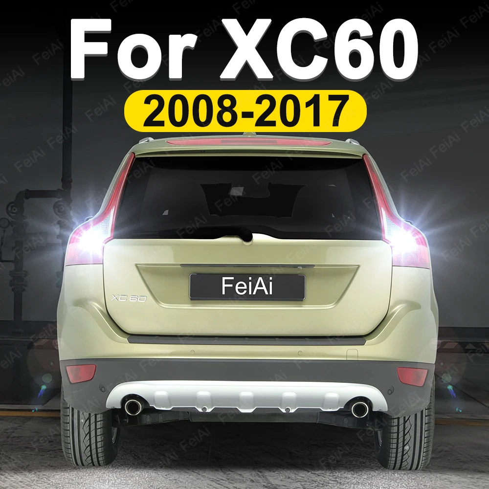 

For Volvo XC60 LED Reverse Lights XC60 Accessories 2008 2009 2010 2011 2012 2013 2014 2015 2016 2017 Reversing Light Backup Bulb