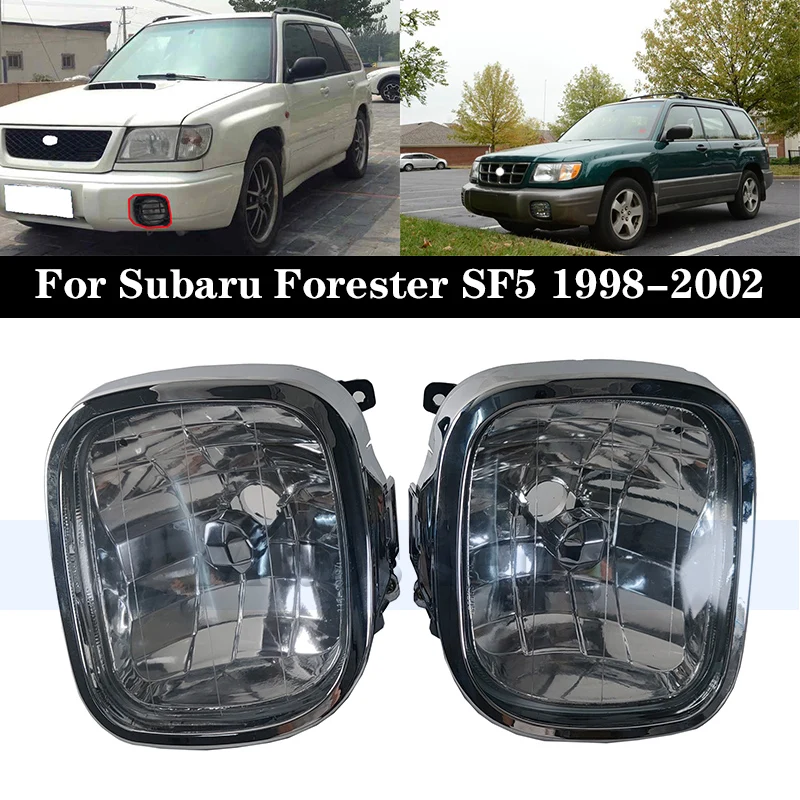 Car Front Bumper Fog Light Lamp For Subaru Forester SF5 SF 5 1998-2002 Foglight Foglamp Headlights