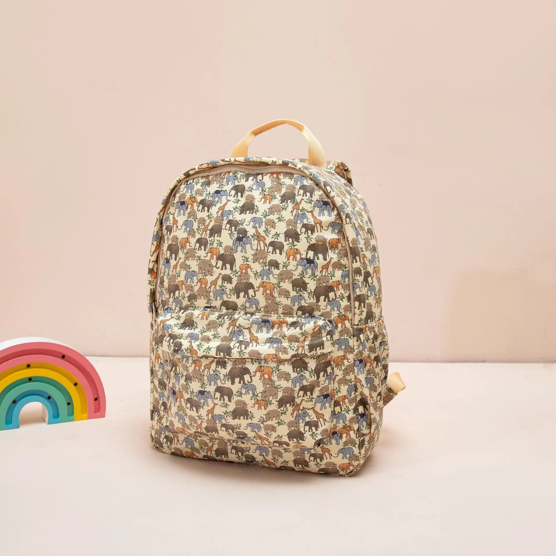 Sac à Dos Imperméable avec Imprimé de Dessin Animé pour Mère et Enfant, Sacoche pour Maternelle, Automne et Hiver