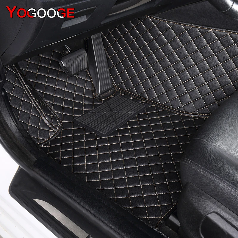 YOGOOGE الحصير سيارة مخصصة لشركة هيونداي ماتريكس لافيتا 2000-2010 السيارات السجاد القدم Coche اكسسوارات