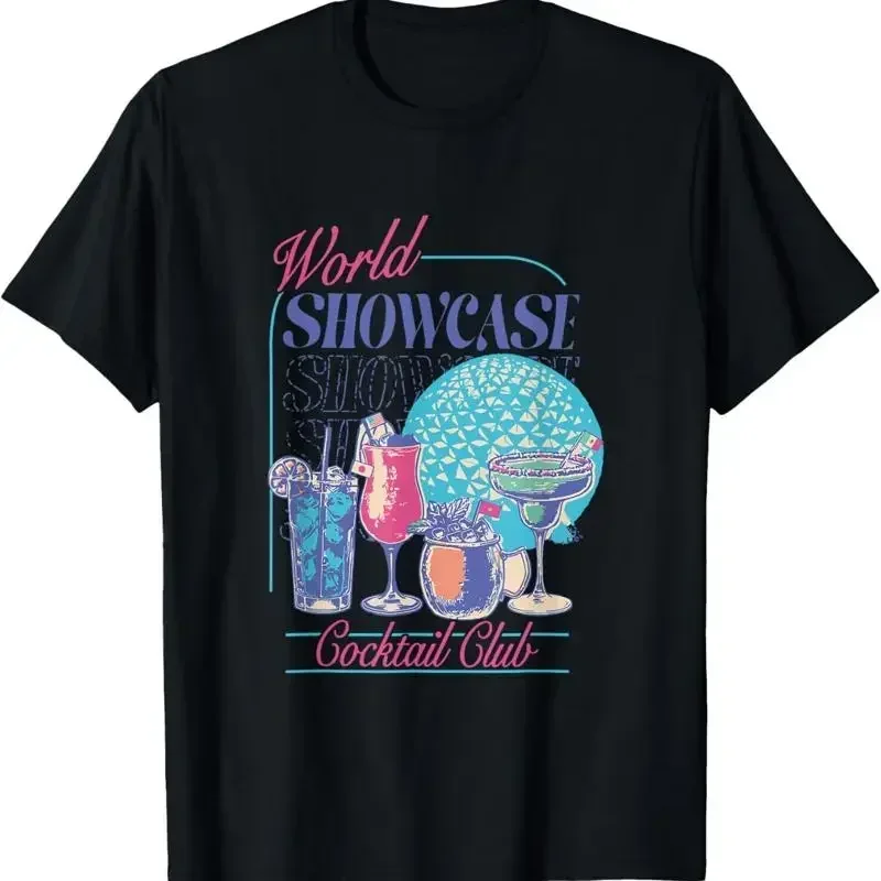 Epcot Drinking World Showcase Cocktail Club Team T Shirt