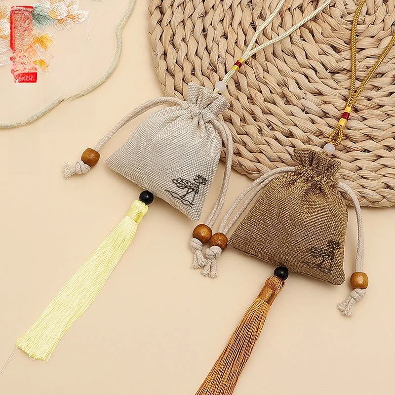 Classical Dragon Boat Festival Fragrance Pouch Personal Hanging Ornament Hanfu Bag Empty for Peace Symbol Gift T-Shirt