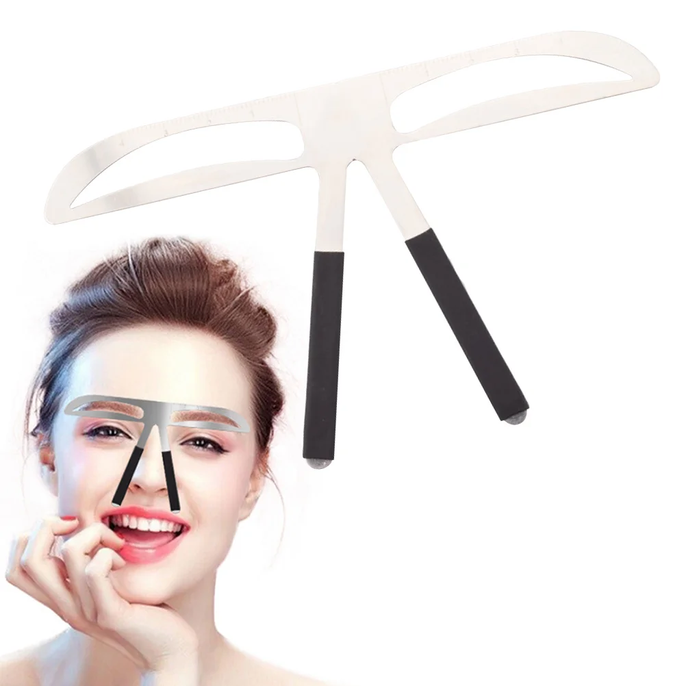 Professional Eyebrow Stencil Ruler Kit Natural Eyebrow Drawing Tool for Tattoos Stylists and Beginners Brow Stencils