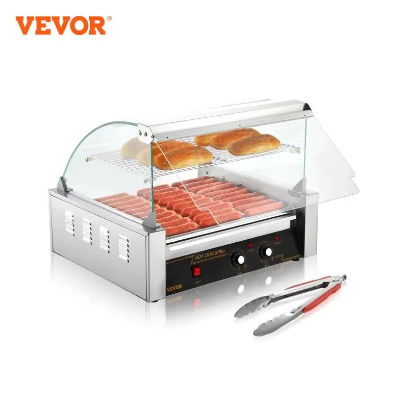 Vevor 5/110 Stangen kommerzielle Hot Dog Roller elektrische Wurst hersteller Grill maschine für Camping Party Haushalts gerät v