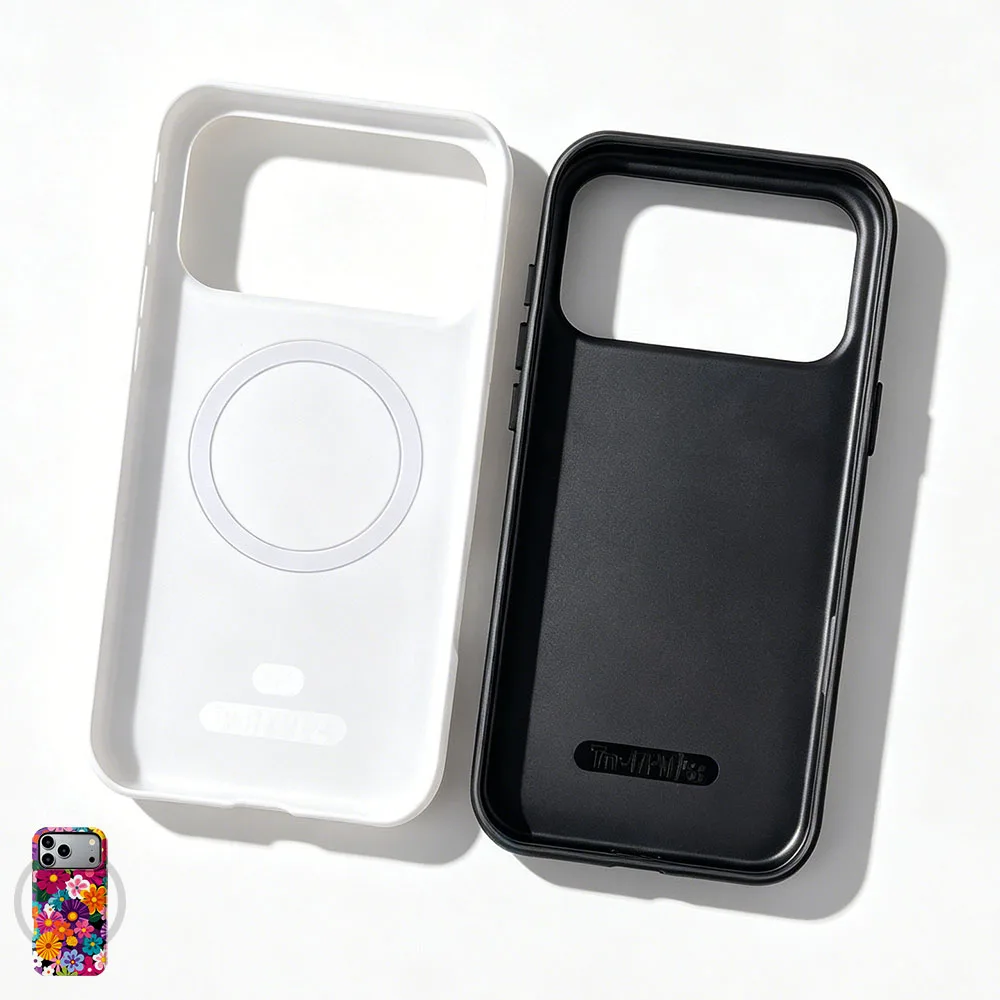 Magnetic Phone Case For  Xiaomi 13T Pro 17 15 13 14 Pro Ultra Colorful Retro Floral 2 in 1 Film Shell Bumper Cover