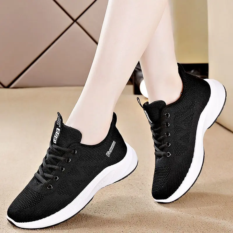 Neue Frauen Turnschuhe 2023 Sommer Herbst High Heels Damen Casual Schuhe Frauen Keile Plattform Schuhe Weibliche Dicken Boden Trainer