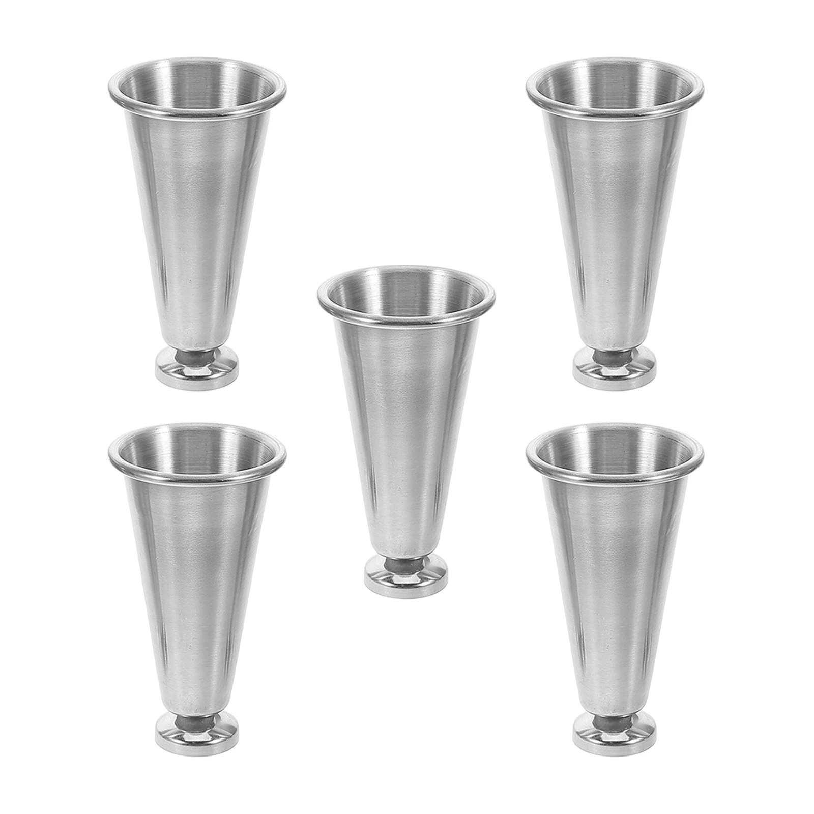 

5pcs Stainless Steel Holy Tableware Communion Cups Church Supplies Drinking Tumbler Glasses Easy Clean Religious