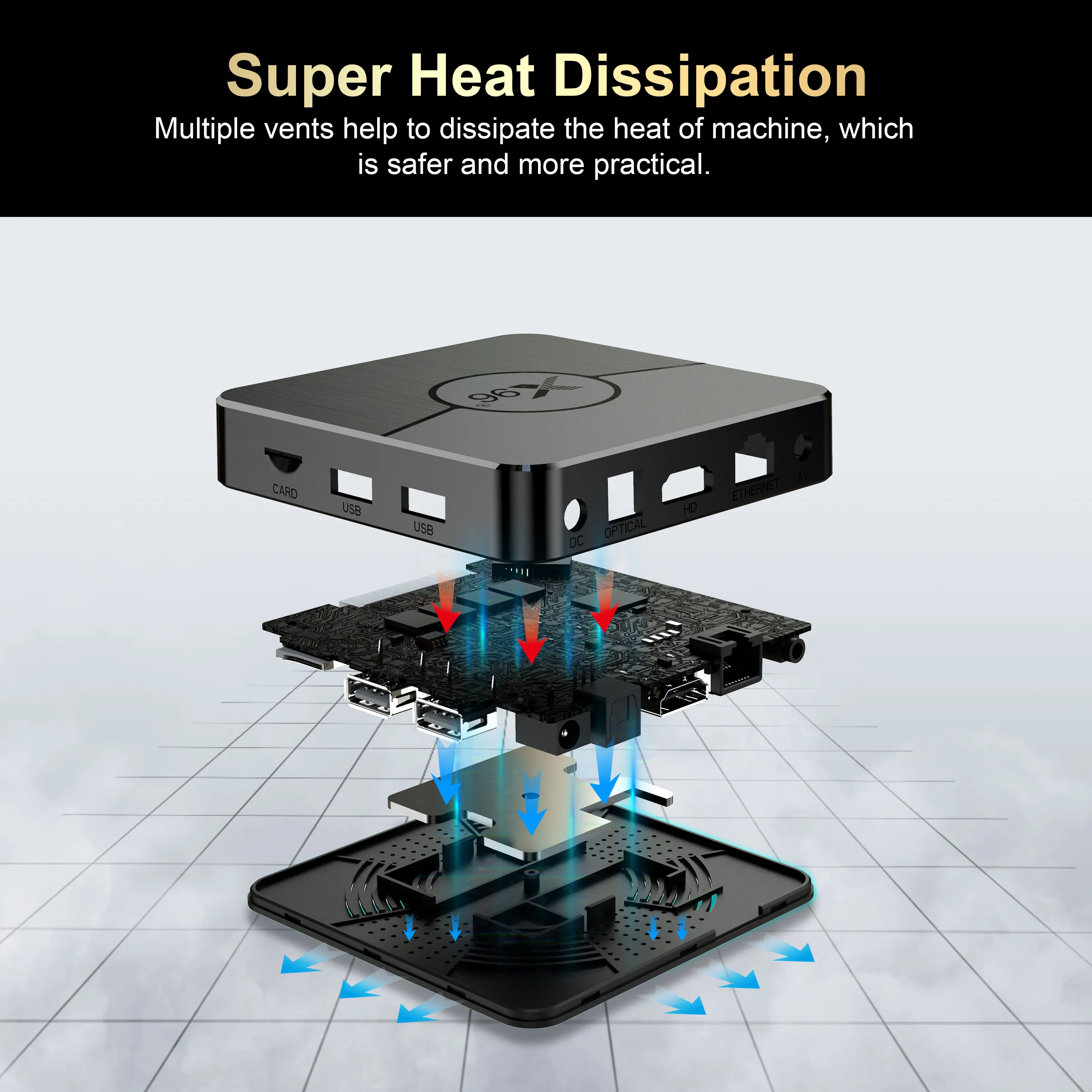 X98 PLUS Smart TV Box Android 11 يدعم 4K HD مشغل الوسائط 4G 32G 64G BT Amlogic S905W2 2.4G/5G Dual Wifi Set Top Box Tvbox #2