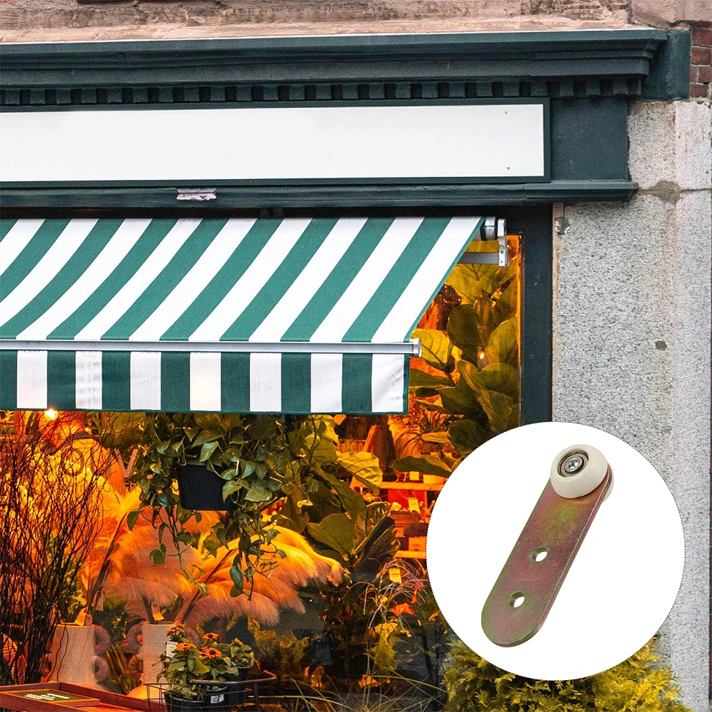 

2pcs Side Trailer Rollers Iron Ball Bearing Replacement Runners Durable Easy Installation Side Trailer Parts Sliding Door