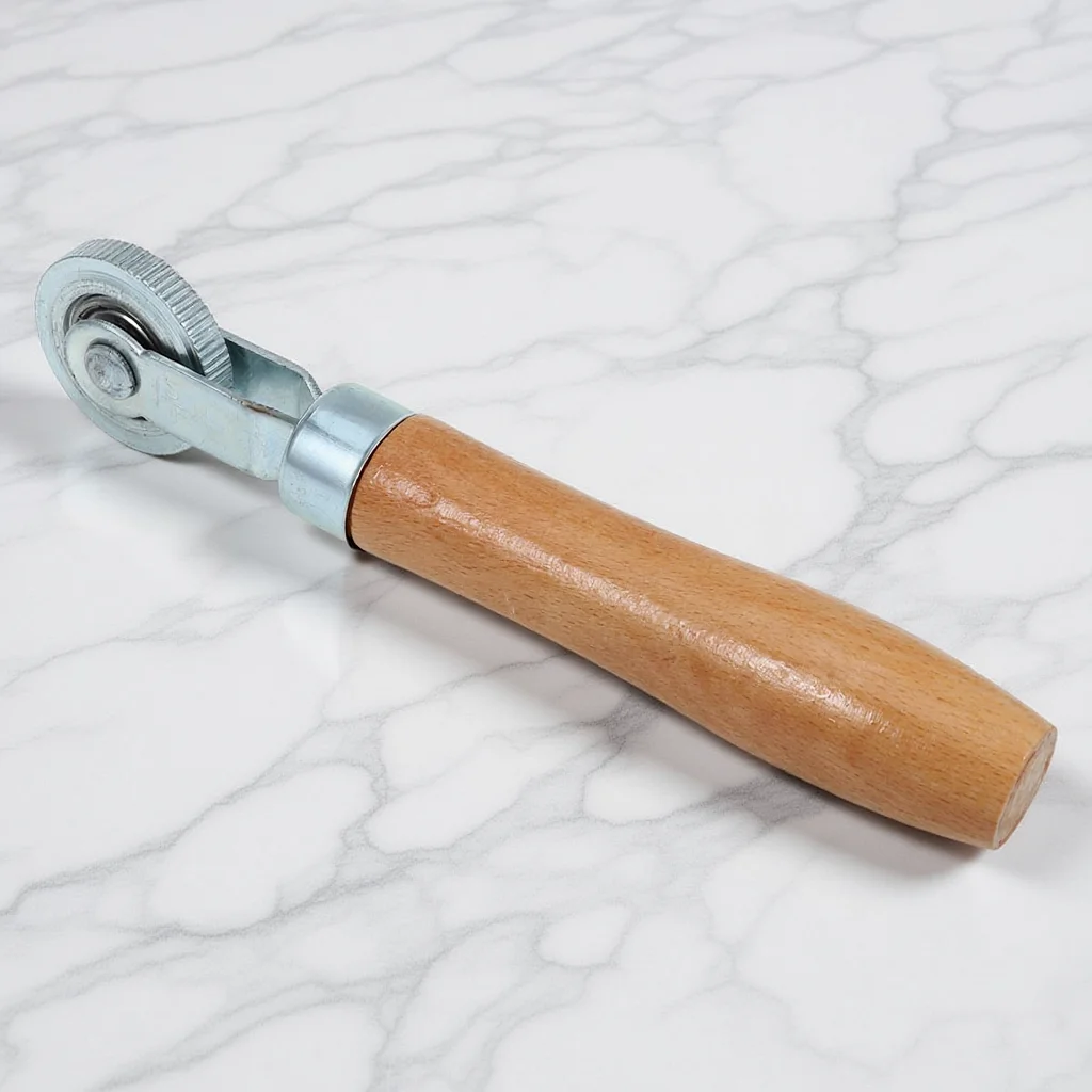 

Tire Tool Wooden Handle Bearing Design Patch Adhesion For Car Maintenance Repair Tools Car Tyre Repair Roller Bearing Roller