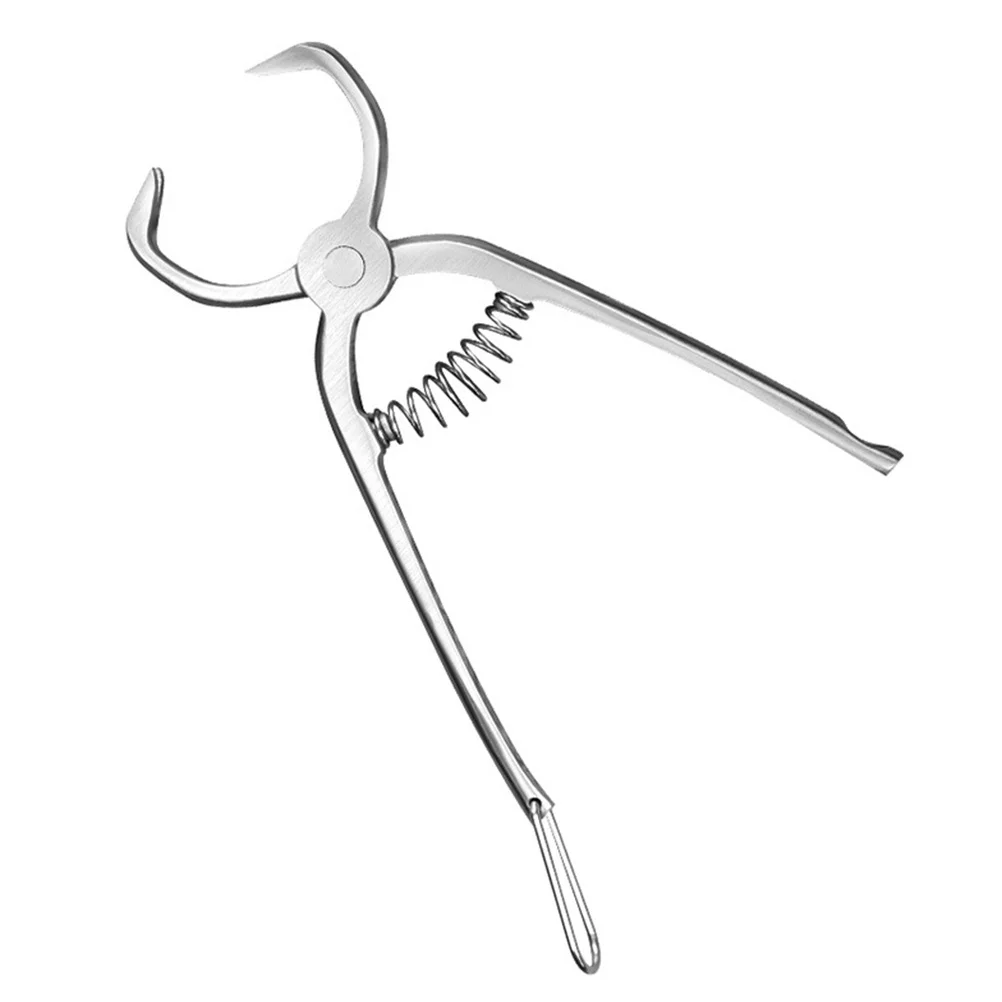 

1Pcs Stainless Steel Tea Tong Flexible Handle Tea Tool for Party House Meeting Lounge Meditation Use Silver