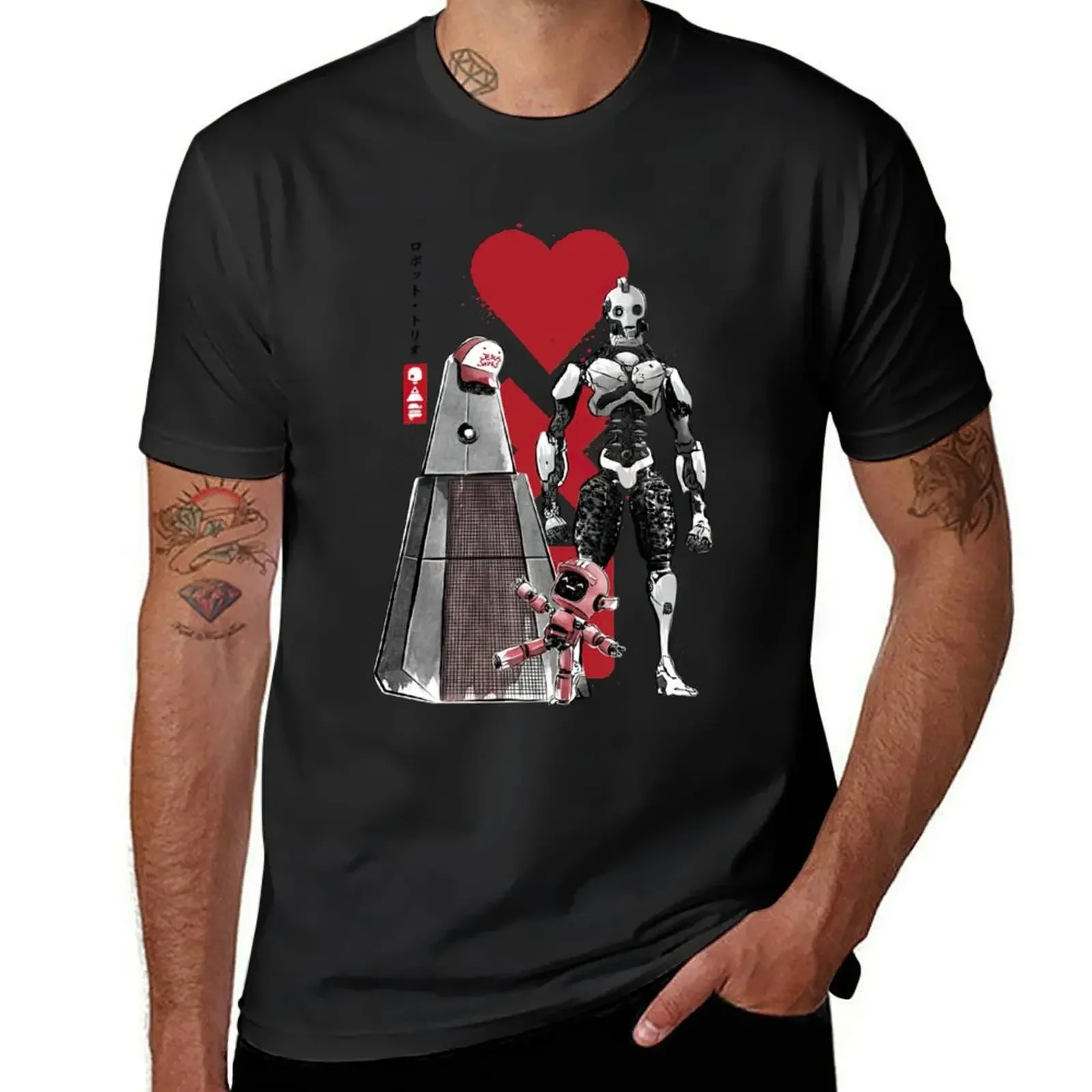 Love Death And Robot T-Shirt blacks shirts graphic tee vintage t shirts sports fans black t-shirts for men