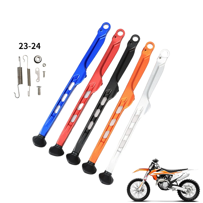 

Motorcycle Parts Tools Iron Material Kickstand 6 For KTM 08 To 22 Dirt Pit Bike High Quality Side Bracket Motorcycle Accessories