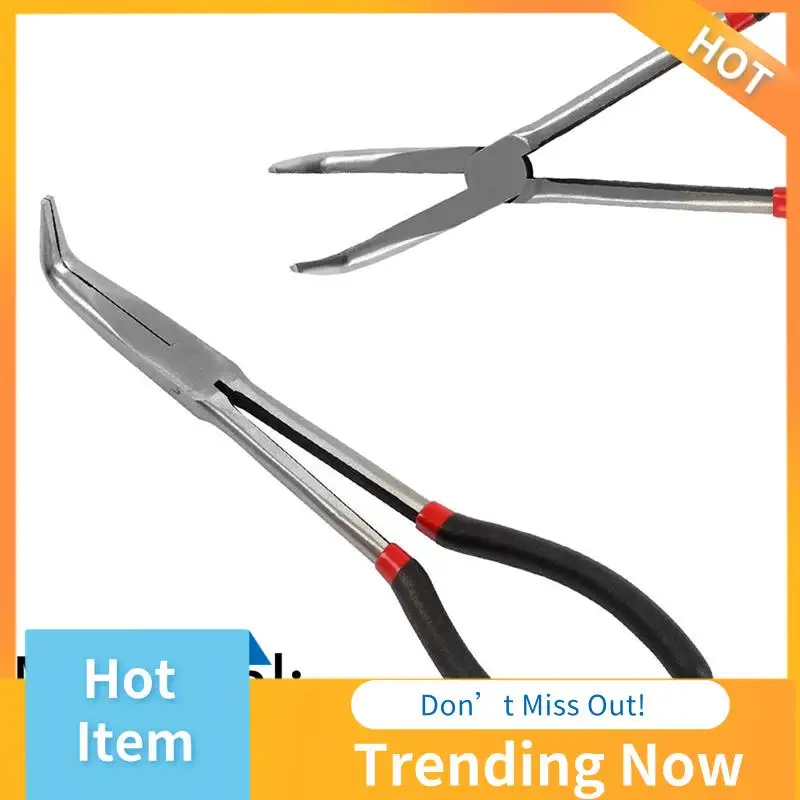 

Extended Handle Needle-Nose Pliers 5-Piece Set Spare Parts Elbow O-Shaped Pliers 25/45/90 Degree Bent-Nose Pliers Hand Tools