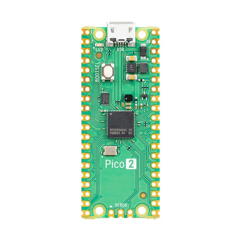 

Для Raspberry Pi Pico 2 RP2350 плата микроконтроллера 520 КБ 150 МГц, Arm Cortex-M33 с открытым исходным кодом RISC-V Hazard3 ядра