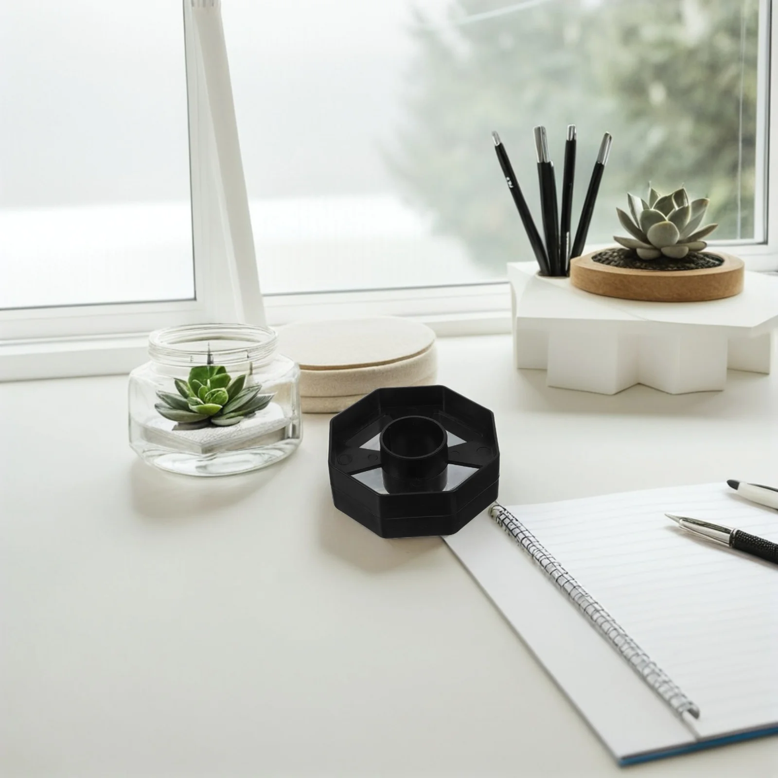 3 مجموعات من حامل الشريط المكتبي، جزء بديل للعجلة الدوارة، موزع سلس، خفيف الوزن للاستخدام المنزلي والمكتب