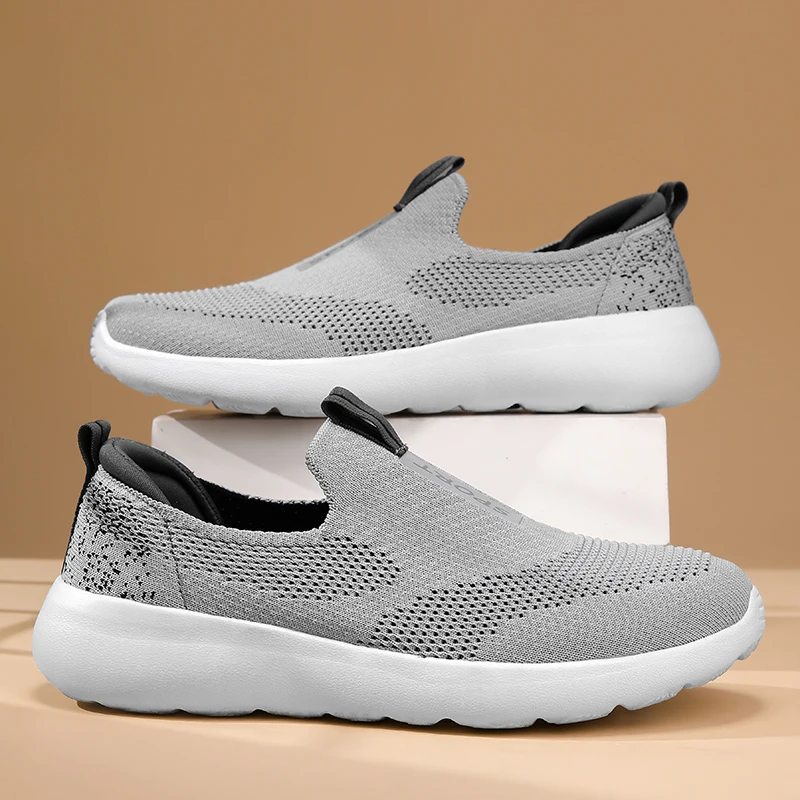 

New mesh sneakers breathable shoes for men casual sports shoes comfortable walking shoes simple shoes for men