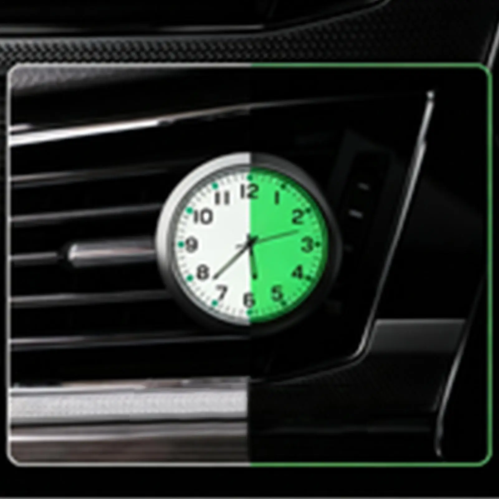 

Clock For Car Dashboard Adhesive Luminous Compact Alarm Luminous Dashboard Clock For Boat Bike Golf Race Home Office Travel