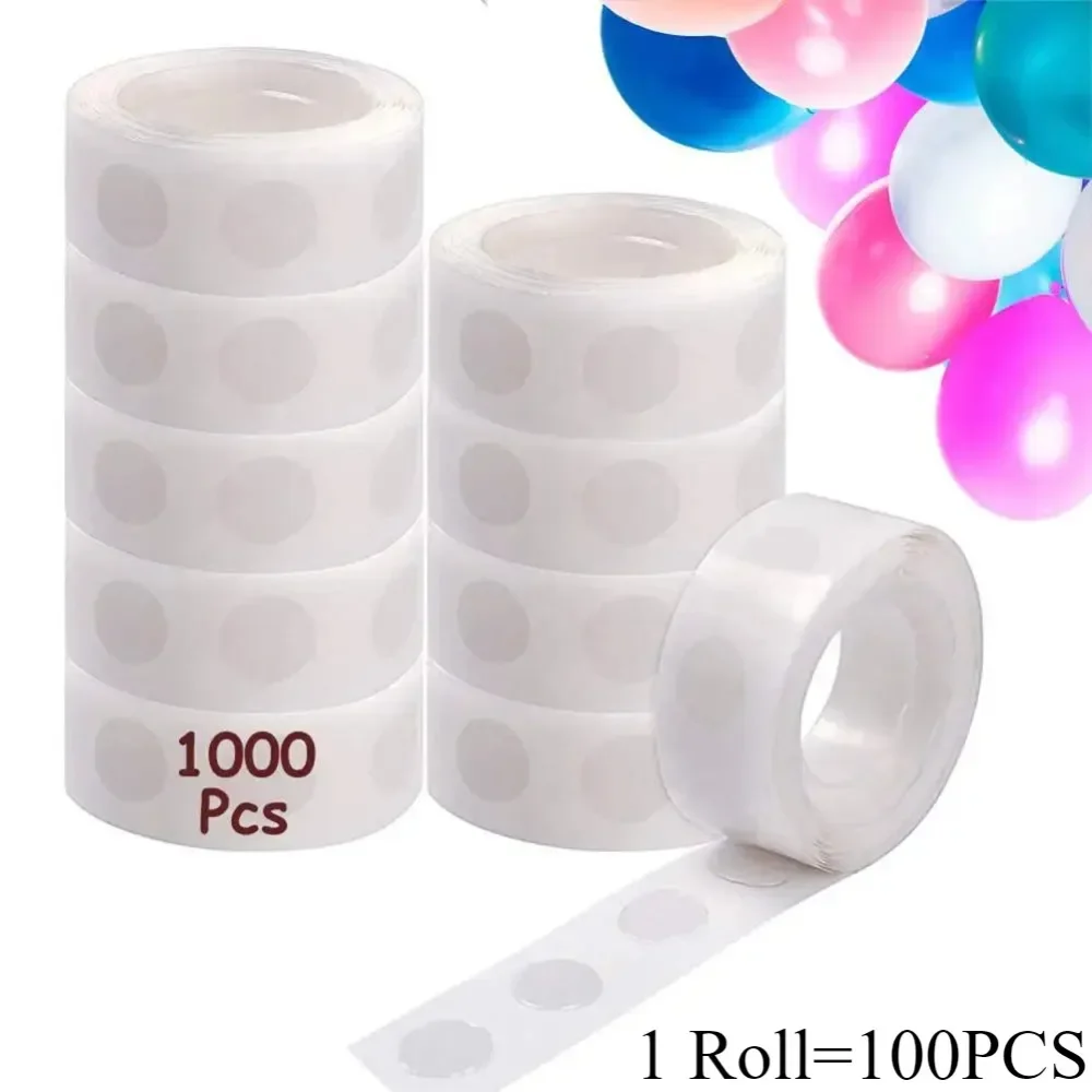 1-10 Roll Double-sided Adhesive Dots Transparent Removable Balloon Adhesive Tape Glue For Diy Craft Wedding Birthday Party Decor