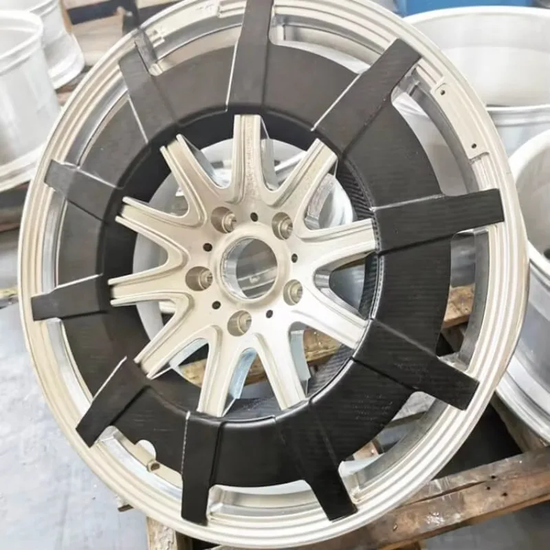 

22-inch and 24-inch Forged Pure Carbon Fiber Wheel Hub Caps Suitable for Mercedes-Benz G-Class G63 G500 Car Alloy Wheels